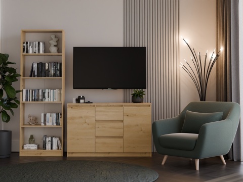 Duża komoda do salonu dąb artisan KOM-912-ART