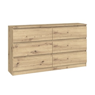 Komoda 140 cm dąb artisan KOM-906-ART