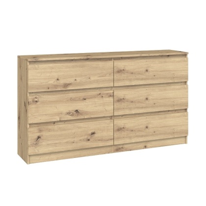 Komoda 140 cm dąb artisan KOM-906-ART