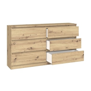 Komoda 140 cm dąb artisan KOM-906-ART