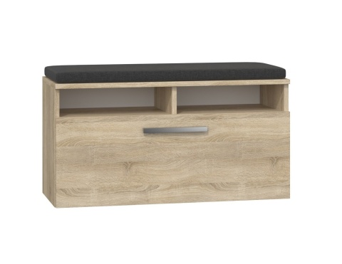 Komoda na buty z siedziskiem dąb sonoma BUT-205-SON