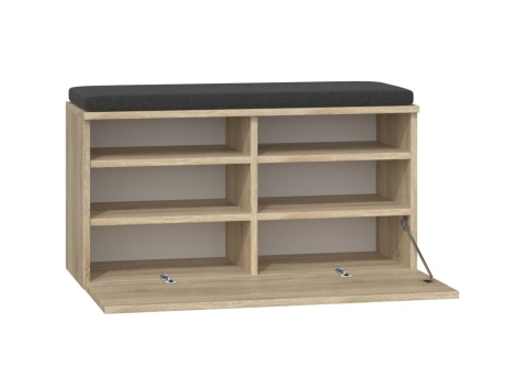 Komoda na buty z siedziskiem dąb sonoma BUT-205-SON