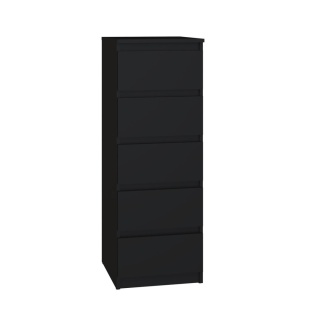 Komoda z szufladami czarna KOM-909-CZERN-MAT