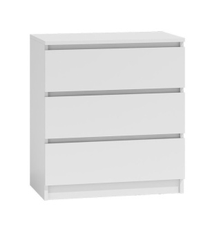 Mała komoda biała KOM-901-BIEL-MAT