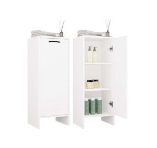 Półsłupek do łazienki LAZ-1329-BIEL-MAT