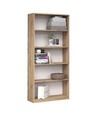Regał biblioteczny 80 cm dąb artisan RE-1404-ART