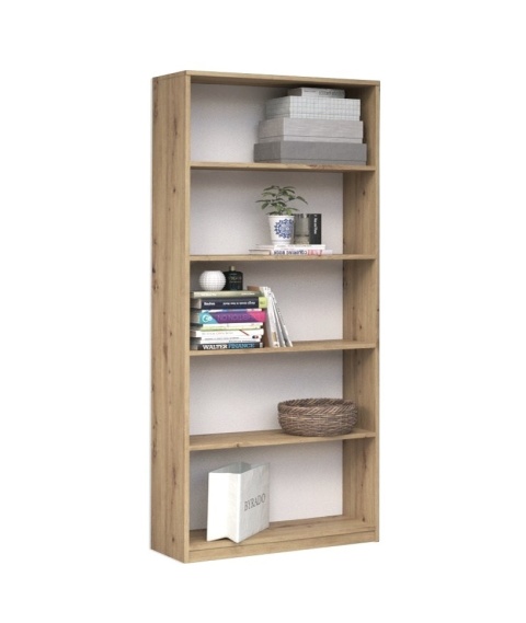 Regał biblioteczny 80 cm dąb artisan RE-1404-ART