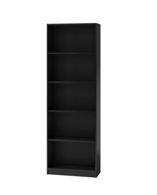 Regał na książki wąski 40 cm RE-1401-CZERN