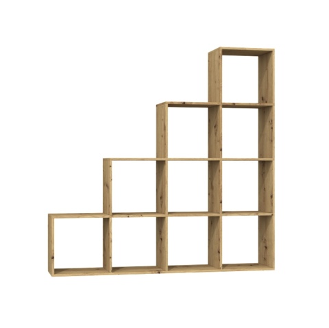 Regal schodkowy dąb artisan RE-1410-ART