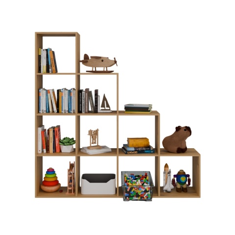 Regal schodkowy dąb artisan RE-1410-ART