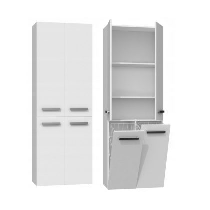 Słupek łazienkowy 60 cm LAZ-1322-BIEL-MAT