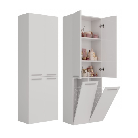 Słupek łazienkowy 60 cm LAZ-1322-BIEL-MAT