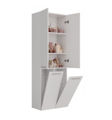 Słupek łazienkowy 60 cm LAZ-1322-BIEL-MAT