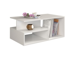 Stolik biały kawowy STOL-805-BIEL-MAT