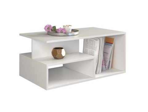 Stolik biały kawowy STOL-805-BIEL-MAT