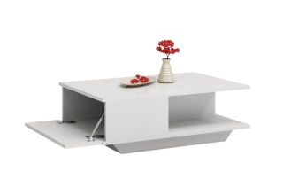 Stolik kawowy biały połysk STOL-807-BIEL-POŁ