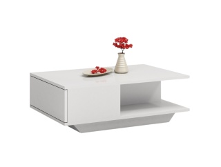 Stolik kawowy biały połysk STOL-807-BIEL-POŁ