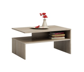 Stolik kawowy z półką dąb sonoma STOL-812-SON