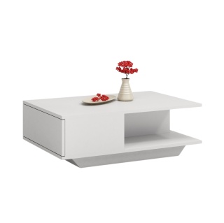 Stolik kawowy ze schowkiem STOL-807-BIEL