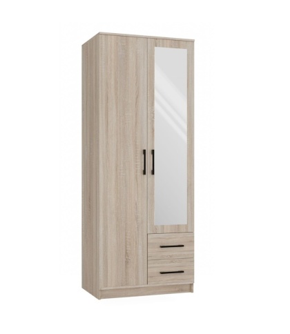 Szafa 80 cm z drążkiem i półkami SZAF-1004-SON