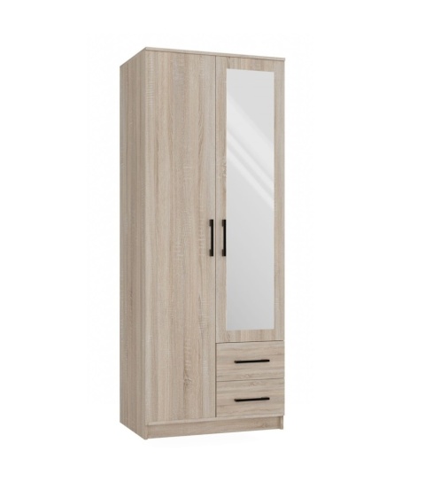 Szafa 80 cm z drążkiem i półkami SZAF-1004-SON