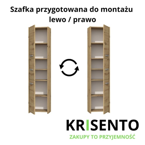 Szafka na bieliznę do łazienki LAZ-1312-ART