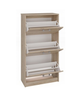 Szafka na buty zamykana dąb sonoma BUT-201-SON