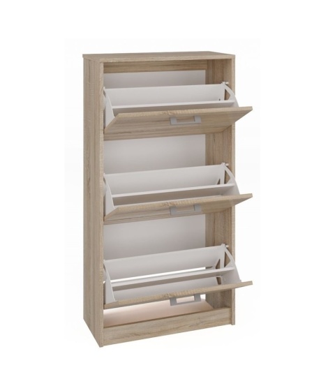 Szafka na buty zamykana dąb sonoma BUT-201-SON