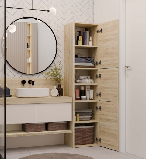 Szafka na chemie do łazienki LAZ-1312-SON