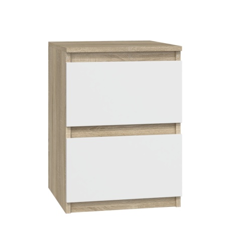 Szafka nocna dąb sonoma biały SN-304-SON-BIEL