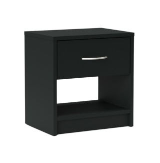 Szafka nocna z szufladą SN-302-CZERN