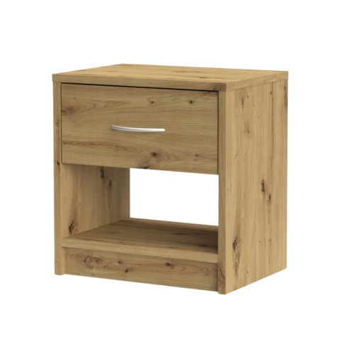 Szafka nocna z szufladą i półką dąb artisan SN-302-ART