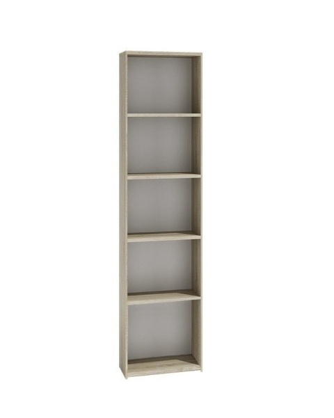 Wąski regał na książki 40cm dąb sonoma RE-1401-SON