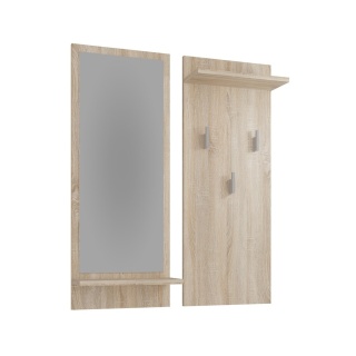 Wieszak na kurtki na ścianę sonoma WIESZ-605-SON