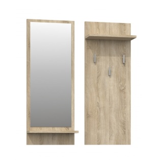 Wieszak na kurtki na ścianę sonoma WIESZ-605-SON