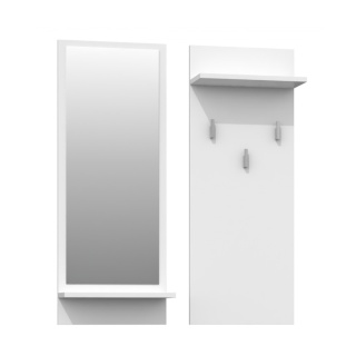 Wieszak na przedpokój WIESZ-605-BIEL