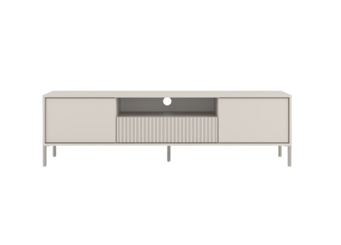 Długa szafka rtv 160cm RTV-509-KASZ-LAM-GŁ