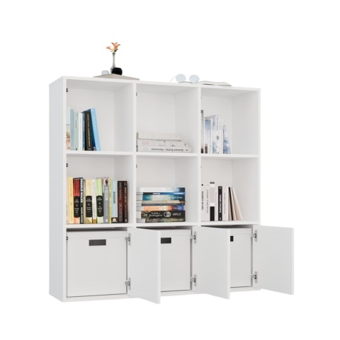 Drzwi do regału RE-1443 Zestaw 3 sztuk RE-1443-BIEL-MAT-3DRZWI