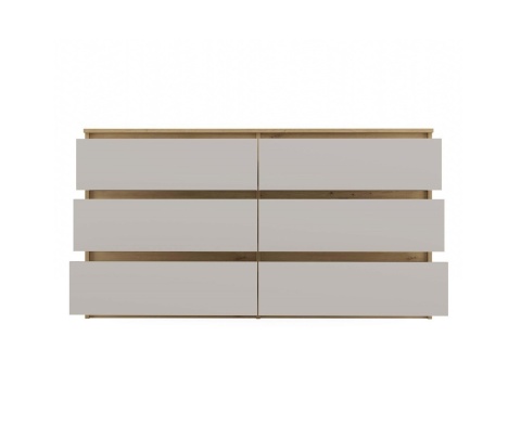 Duża komoda z szufladami 140cm KOM-906-ART-KASZ