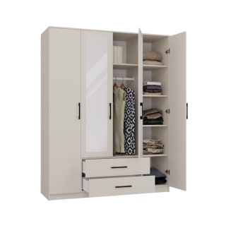 Duża szafa ubraniowa SZAF-1007-KASZ