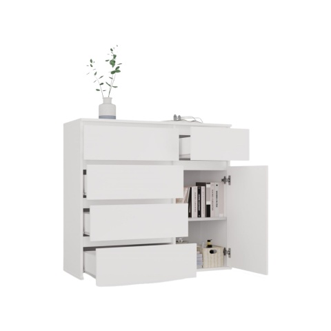 Komoda biała 100 cm KOM-932-BIEL-MAT