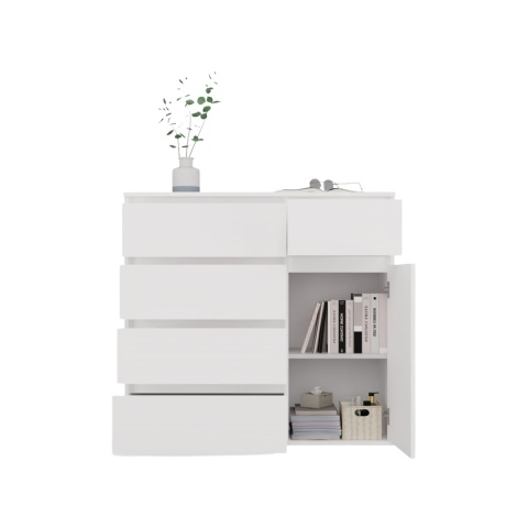 Komoda biała 100 cm KOM-932-BIEL-MAT