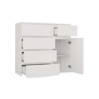 Komoda biała 100 cm KOM-932-BIEL-MAT