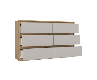 Komoda do sypialni z szufladami KOM-904-ART-KASZ