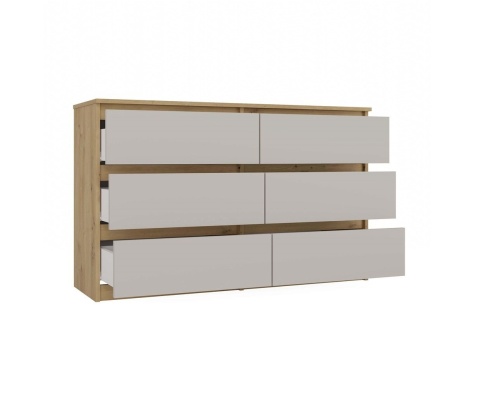 Komoda do sypialni z szufladami KOM-904-ART-KASZ