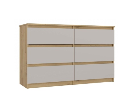 Komoda do sypialni z szufladami KOM-904-ART-KASZ