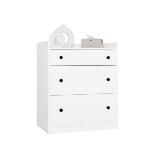 Komoda pod przewijak KOM-933-BIEL-MAT