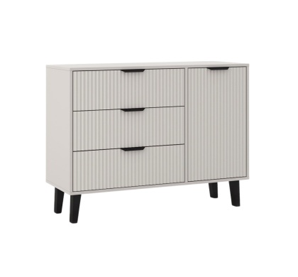 Komoda ryflowana KOM-929-KASZ-LAM