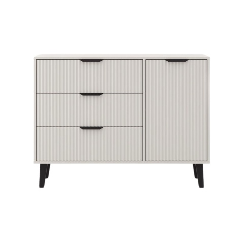 Komoda ryflowana KOM-929-KASZ-LAM