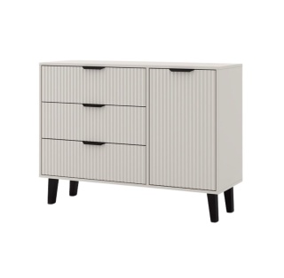 Komoda ryflowana KOM-929-KASZ-LAM